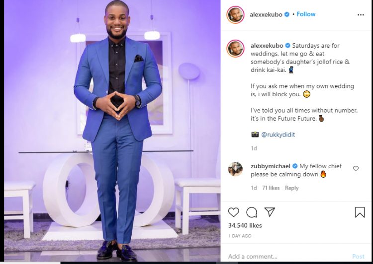 Alex Ekubo Threatens To Block Fans Asking When He's ...