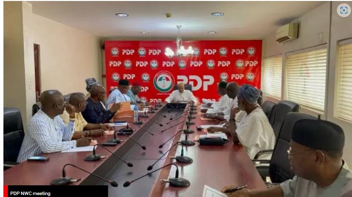 PDP Governors, NWC to Discuss Party Crisis