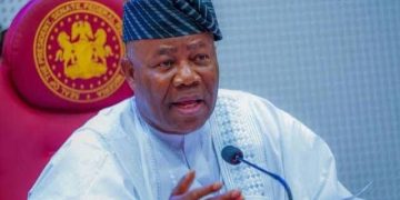 2027: Tinubu Will Win With 99.9% Votes – Akpabio Boasts During Uyo Rally