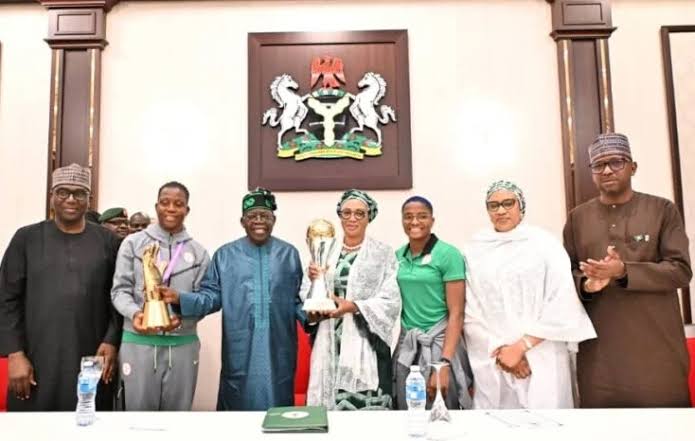 Tinubu Rewards Super Falcons After Historic WAFCON Triumph