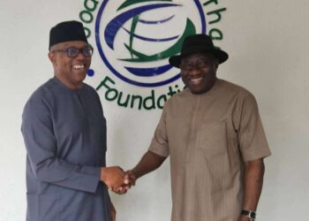 Peter Obi, Jonathan Hold Closed-Door Meeting in Abuja