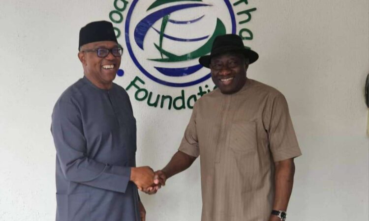 Peter Obi, Jonathan Hold Closed-Door Meeting in Abuja