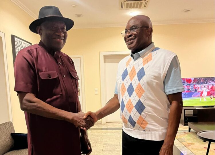 2027 Presidential Race: Jonathan Holds Private Talks with ADC Chairman Amid Calls to Run