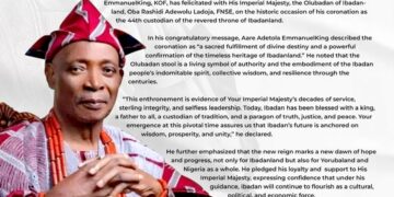 Aare Adetola Hails Olubadan Oba Ladoja’s Coronation