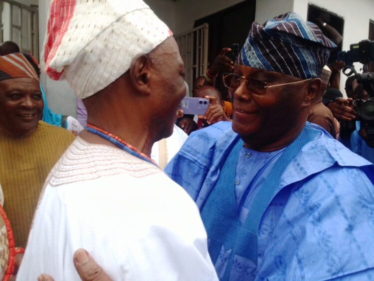 Atiku, El-Rufai, Imoke Pay First Courtesy Visit to Olubadan After Coronation