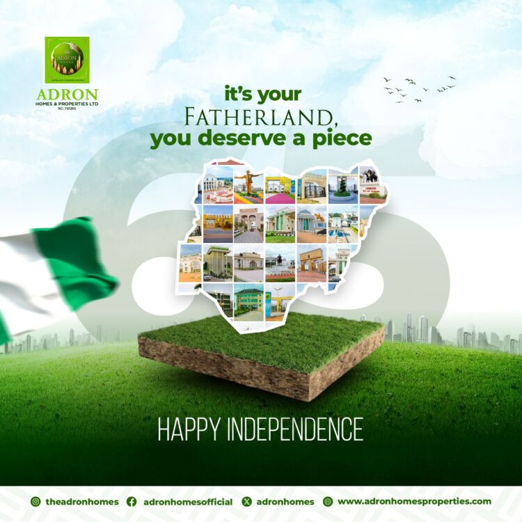 Adron Homes Celebrates Nigeria at 65, Reaffirms Commitment to Nation-Building