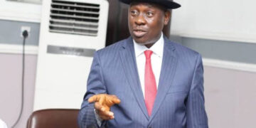 Bayelsa Senator Defects to APC, Seriake Dickson Walks Out in Anger