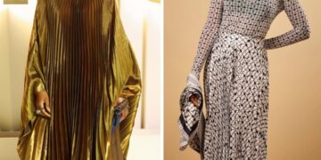 In Saudi Arabia, Genevieve Nnaji Shines in Gold and Bold Prints