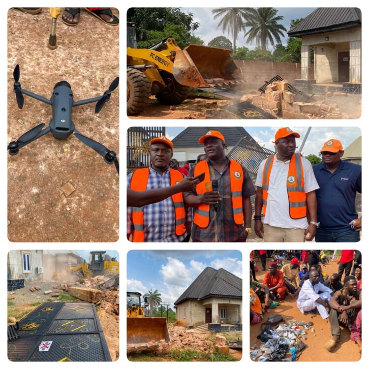 Edo Govt Demolishes Properties Linked to Cultism in Uromi