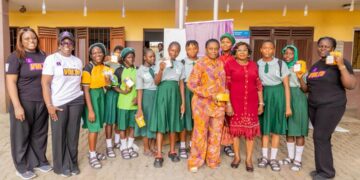 Polaris Bank Champions Girls’ Hygiene Awareness with Female Hygiene Essentials Distribution in Kuramo & Victoria Island Junior and Senior Secondary Schools