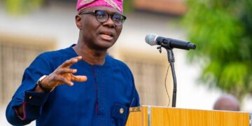 Sanwo-Olu orders demolition of 25-storey building destroyed by fire