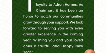 Adron Homes Appreciates Customers Worldwide, Reaffirms Affordable Housing Drive in 2026