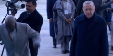Tinubu Loses Balance Walking Beside Turkey’s President