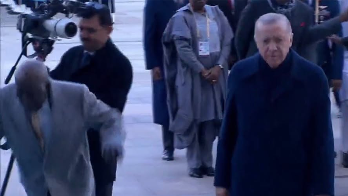 Tinubu Loses Balance Walking Beside Turkey’s President