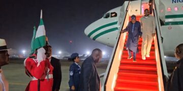 Tinubu returns to Abuja after Türkiye visit