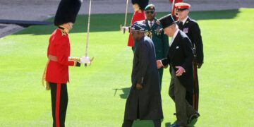 Tinubu Honoured with Full Royal Reception in UK