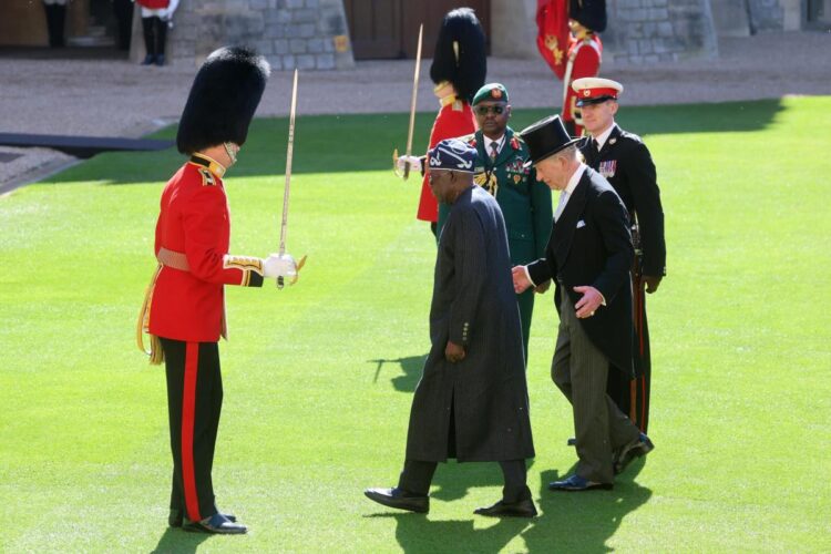 Tinubu Honoured with Full Royal Reception in UK