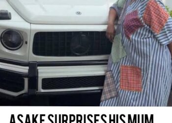 Asake Surprises Mum with G-Wagon Gift Upon Returning to Lagos