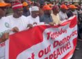 Tambuwal Joins ADC Protest in Abuja Over INEC Decision