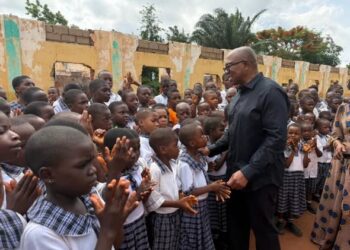 Peter Obi gives N10m support for rebuilding fire-hit Anambra school