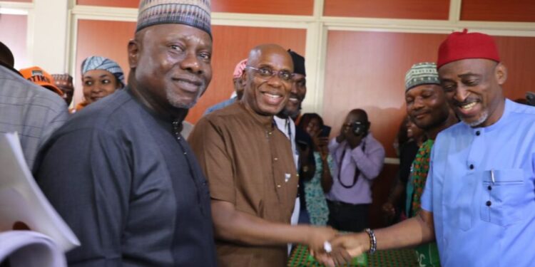 2027 Presidency: Amaechi, Atiku Pick ADC Nomination Forms