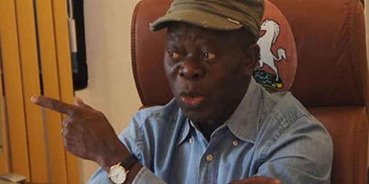 Adams Oshiomhole Tells Godswill Akpabio to Resign Amid Escalating Rift