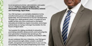 Aare Adetola Emmanuelking Hails Prof. Abayomi Arigbabu’s Impact on Education as He Marks Birthday