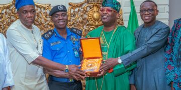 Aare Adetola Emmanuelking Champions Community Security As He Hosts Cp Olubode Ojajuni, Ogun State Commissioner Of Police, In Remoland